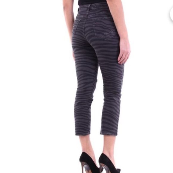 J Brand Black Dazzle Destruct Jeans Size 24 - Picture 4 of 13